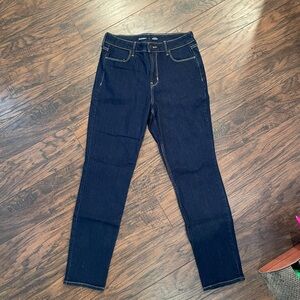 Old Navy Indigo High Rise Straight Leg Jeans